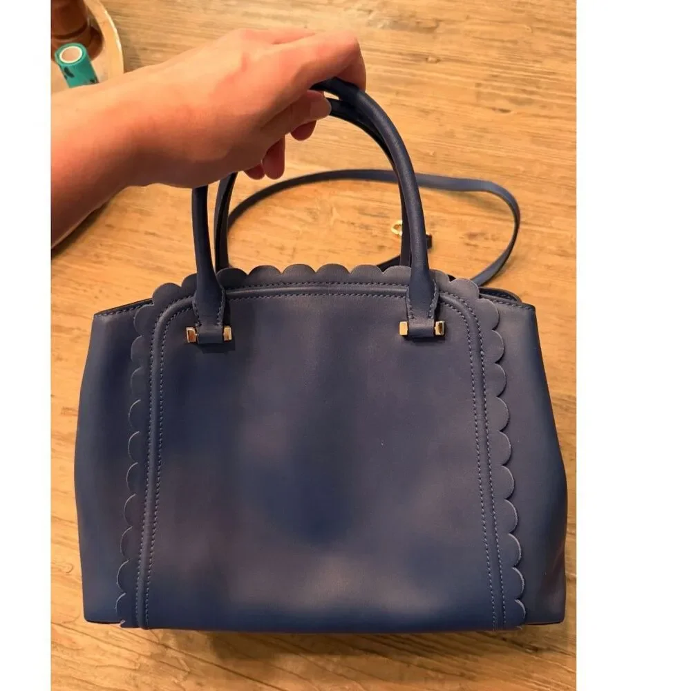 Kate Spade Linzi Maple Court Satchel - Hyacinth Blue